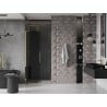 Mexen Velar L drzwi prysznicowe rozsuwane 100 cm, grafit, złote - 871-100-003-41-50