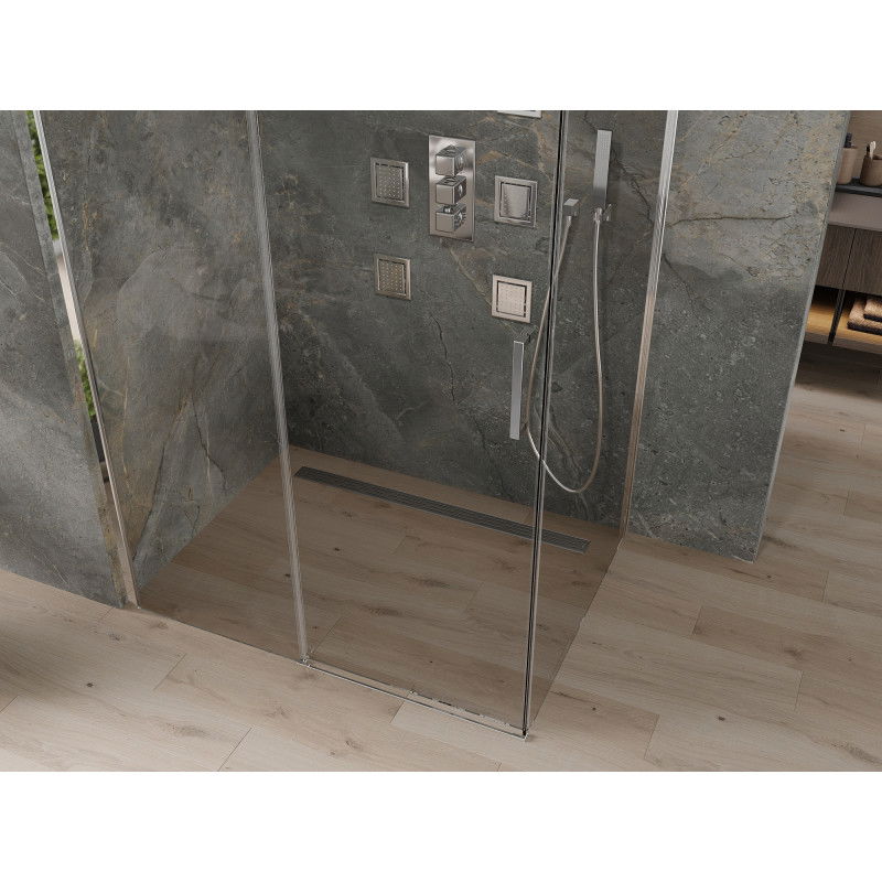 Mexen Omega kabina prysznicowa rozsuwana 130 x 90 cm, transparent, chrom - 825-130-090-01-00