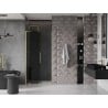 Mexen Velar L drzwi prysznicowe rozsuwane 110 cm, grafit, złote szczotkowane - 871-110-003-41-55