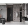 Mexen Velar L drzwi prysznicowe rozsuwane 90 cm, grafit, miedź szczotkowana - 871-090-003-41-65