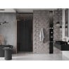 Mexen Velar L drzwi prysznicowe rozsuwane 120 cm, grafit, miedź szczotkowana - 871-120-003-41-65