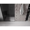 Mexen Velar L drzwi prysznicowe rozsuwane 110 cm, grafit, czarne - 871-110-003-41-70
