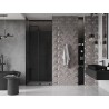 Mexen Velar L drzwi prysznicowe rozsuwane 100 cm, grafit, czarne - 871-100-003-41-70