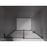 Mexen Velar L drzwi prysznicowe rozsuwane 100 cm, grafit, czarne - 871-100-003-41-70