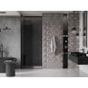 Mexen Velar L drzwi prysznicowe rozsuwane 100 cm, grafit, czarne - 871-100-003-41-70