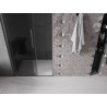 Mexen Velar L drzwi prysznicowe rozsuwane 90 cm, grafit, gun gray szczotkowany - 871-090-003-41-66