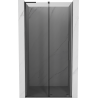 Mexen Velar L drzwi prysznicowe rozsuwane 110 cm, grafit, gun gray szczotkowany - 871-110-003-41-66