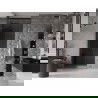Mexen Velar L drzwi prysznicowe rozsuwane 100 cm, grafit, gun gray szczotkowany - 871-100-003-41-66