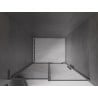 Mexen Velar L drzwi prysznicowe rozsuwane 120 cm, grafit, gun gray szczotkowany - 871-120-003-41-66