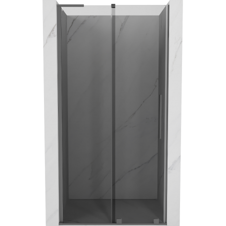 Mexen Velar L drzwi prysznicowe rozsuwane 100 cm, grafit, gun metal - 871-100-003-41-95