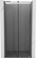 Mexen Velar L drzwi prysznicowe rozsuwane 110 cm, grafit, gun metal - 871-110-003-41-95