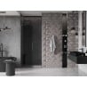Mexen Velar L drzwi prysznicowe rozsuwane 120 cm, grafit, gun metal - 871-120-003-41-95