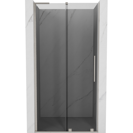 Mexen Velar L drzwi prysznicowe rozsuwane 90 cm, grafit, nikiel szczotkowany - 871-090-003-41-97