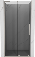Mexen Velar L drzwi prysznicowe rozsuwane 110 cm, grafit, nikiel szczotkowany - 871-110-003-41-97