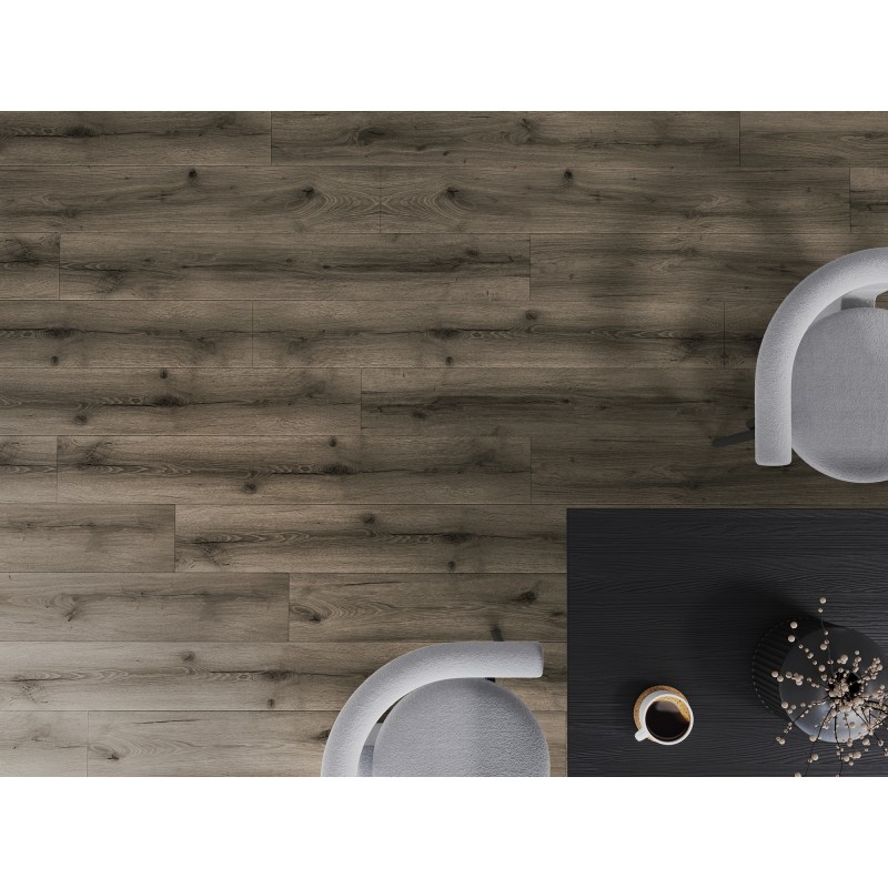 Mexen Sierra Vista próbka paneli winylowych SPC 6,5 mm, podkład IXPE 1,5 mm, 4 V-Fuga, Dąb - F1004-S