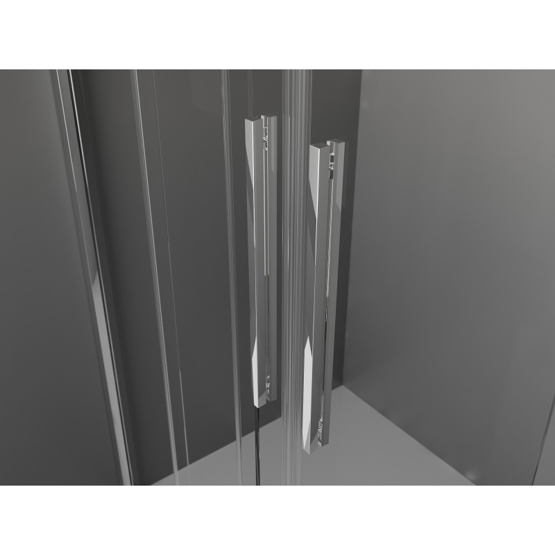 Mexen Velar L Duo drzwi prysznicowe rozsuwane 170 cm, transparent, chrom - 871-170-003-02-01