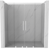 Mexen Velar L Duo drzwi prysznicowe rozsuwane 170 cm, transparent, białe - 871-170-003-02-20