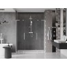 Mexen Velar L Duo drzwi prysznicowe rozsuwane 170 cm, transparent, białe - 871-170-003-02-20