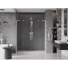 Mexen Velar L Duo drzwi prysznicowe rozsuwane 200 cm, transparent, białe - 871-200-003-02-20