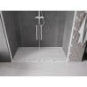 Mexen Velar L Duo drzwi prysznicowe rozsuwane 180 cm, transparent, białe - 871-180-003-02-20
