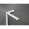 Mexen Velar L Duo drzwi prysznicowe rozsuwane 180 cm, transparent, białe - 871-180-003-02-20