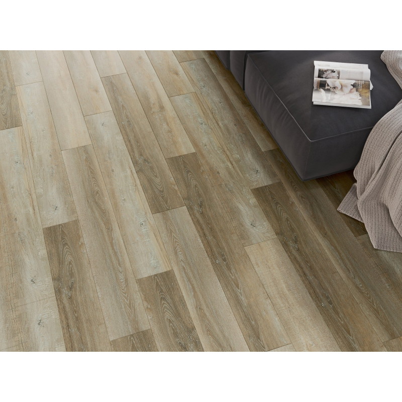 Mexen Cortland próbka paneli winylowych SPC 6,5 mm, podkład IXPE 1,5 mm, 4 V-Fuga, Dąb - F1008-S