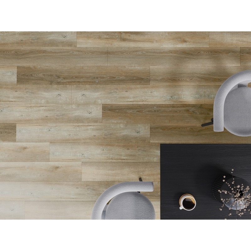 Mexen Cortland próbka paneli winylowych SPC 6,5 mm, podkład IXPE 1,5 mm, 4 V-Fuga, Dąb - F1008-S