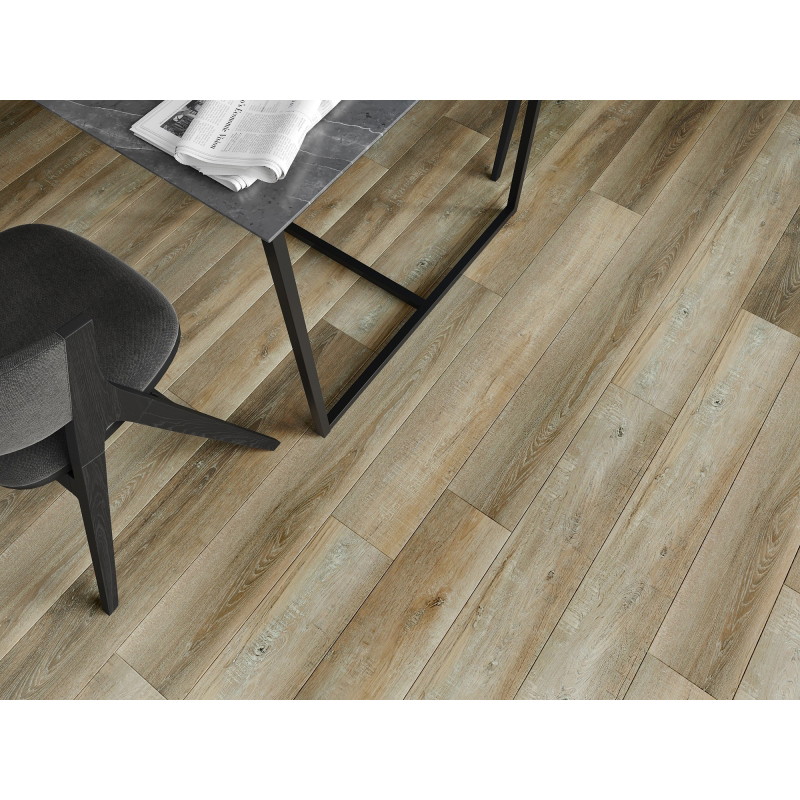Mexen Cortland próbka paneli winylowych SPC 6,5 mm, podkład IXPE 1,5 mm, 4 V-Fuga, Dąb - F1008-S