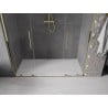 Mexen Velar L Duo drzwi prysznicowe rozsuwane 170 cm, transparent, złote - 871-170-003-02-50