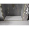 Mexen Velar L Duo drzwi prysznicowe rozsuwane 180 cm, transparent, złote szczotkowane - 871-180-003-02-55
