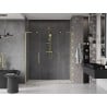 Mexen Velar L Duo drzwi prysznicowe rozsuwane 170 cm, transparent, złote szczotkowane - 871-170-003-02-55