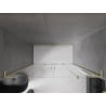 Mexen Velar L Duo drzwi prysznicowe rozsuwane 170 cm, transparent, złote szczotkowane - 871-170-003-02-55