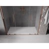 Mexen Velar L Duo drzwi prysznicowe rozsuwane 180 cm, transparent, różowe złoto - 871-180-003-02-60