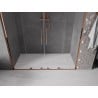 Mexen Velar L Duo drzwi prysznicowe rozsuwane 180 cm, transparent, różowe złoto - 871-180-003-02-60