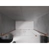 Mexen Velar L Duo drzwi prysznicowe rozsuwane 170 cm, transparent, różowe złoto - 871-170-003-02-60