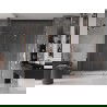 Mexen Velar L Duo drzwi prysznicowe rozsuwane 200 cm, transparent, różowe złoto - 871-200-003-02-60
