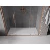 Mexen Velar L Duo drzwi prysznicowe rozsuwane 180 cm, transparent, miedź szczotkowana - 871-180-003-02-65