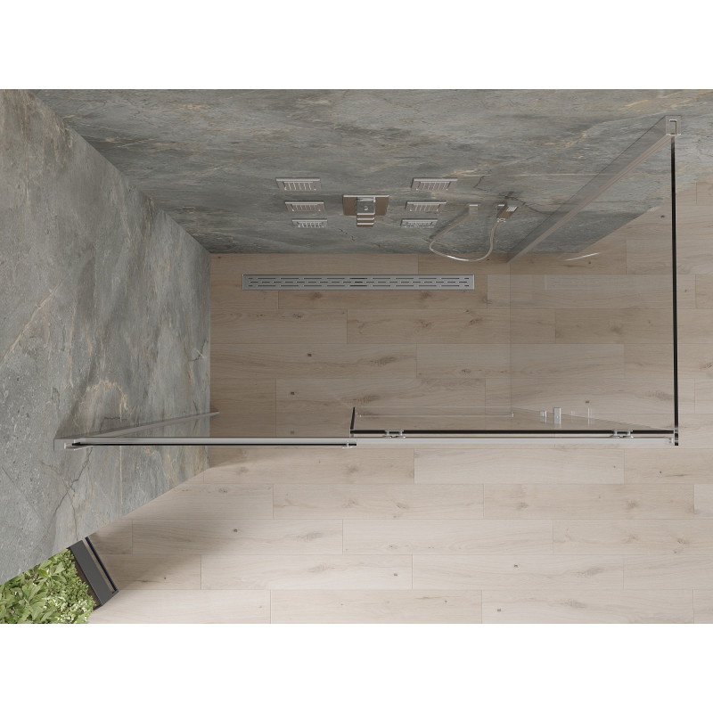 Mexen Omega kabina prysznicowa rozsuwana 150 x 80 cm, transparent, chrom - 825-150-080-01-00