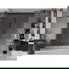 Mexen Velar L Duo drzwi prysznicowe rozsuwane 200 cm, transparent, gun gray szczotkowany - 871-200-003-02-66