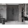 Mexen Velar L Duo drzwi prysznicowe rozsuwane 170 cm, transparent, czarne - 871-170-003-02-70