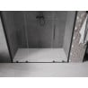 Mexen Velar L Duo drzwi prysznicowe rozsuwane 180 cm, transparent, czarne - 871-180-003-02-70