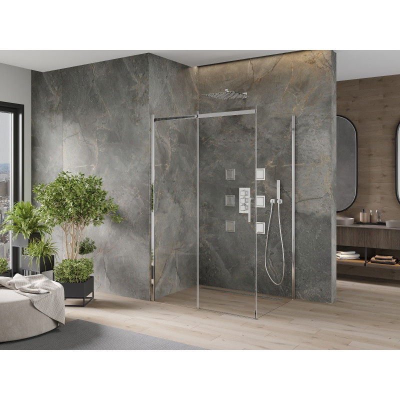 Mexen Omega kabina prysznicowa rozsuwana 150 x 90 cm, transparent, chrom - 825-150-090-01-00