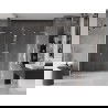 Mexen Velar L Duo drzwi prysznicowe rozsuwane 200 cm, transparent, nikiel szczotkowany - 871-200-003-02-97