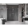 Mexen Velar L Duo drzwi prysznicowe rozsuwane 180 cm, transparent, nikiel szczotkowany - 871-180-003-02-97
