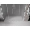 Mexen Velar L Duo drzwi prysznicowe rozsuwane 200 cm, szron, chrom - 871-200-003-32-01