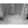 Mexen Velar L Duo drzwi prysznicowe rozsuwane 180 cm, szron, białe - 871-180-003-32-20