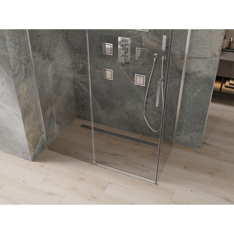 Mexen Omega kabina prysznicowa rozsuwana 160 x 70 cm, transparent, chrom - 825-160-070-01-00
