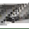 Mexen Velar L Duo drzwi prysznicowe rozsuwane 180 cm, szron, złote - 871-180-003-32-50