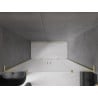Mexen Velar L Duo drzwi prysznicowe rozsuwane 180 cm, szron, złote szczotkowane - 871-180-003-32-55