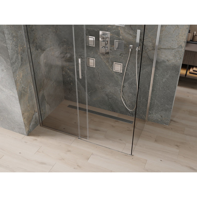 Mexen Omega kabina prysznicowa rozsuwana 160 x 70 cm, transparent, chrom - 825-160-070-01-00